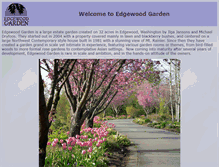 Tablet Screenshot of edgewoodgarden.com